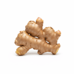 Raiz de gengibre fatiada para chá e imunidade