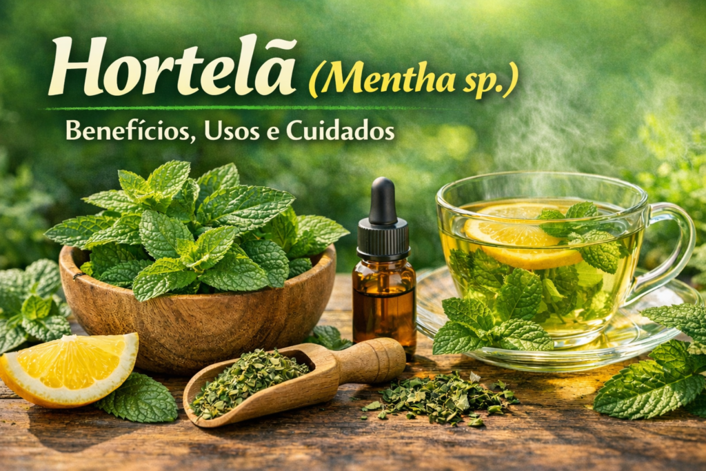Hortelã (Mentha sp.) planta medicinal